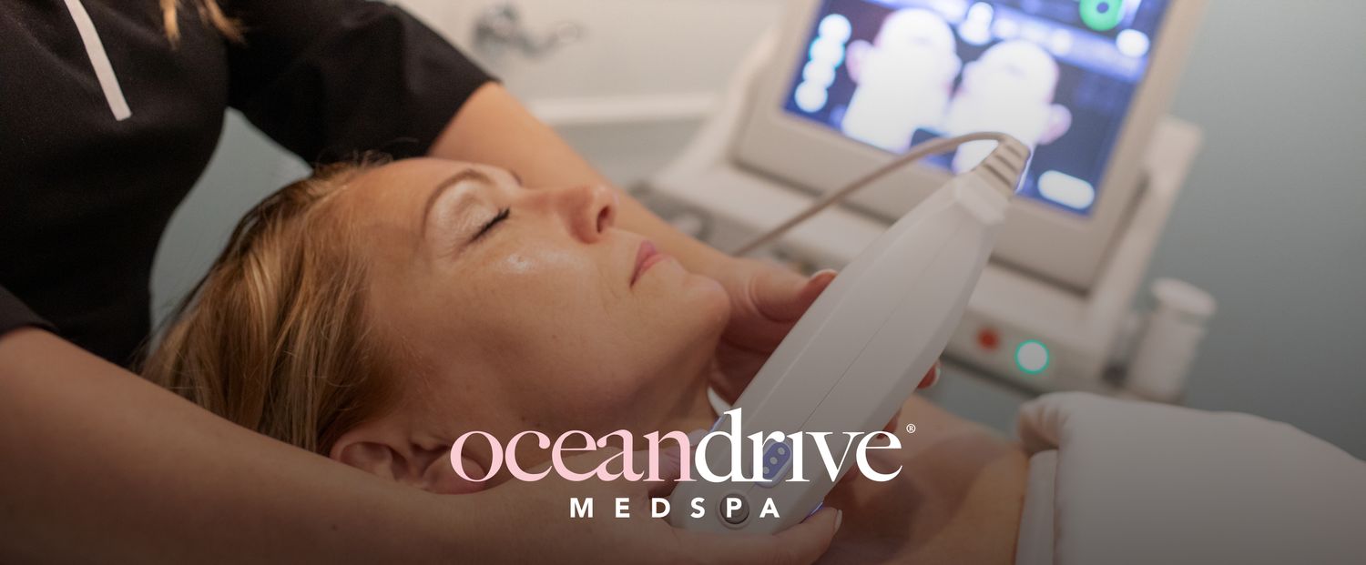 Skincare treatment at a medspa facility
