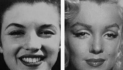Comparison of two iconic Marilyn Monroe images.