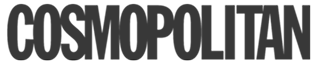 Cosmopolitan magazine logo in bold letters